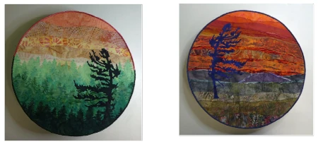 fabric bowls by Patti Dance