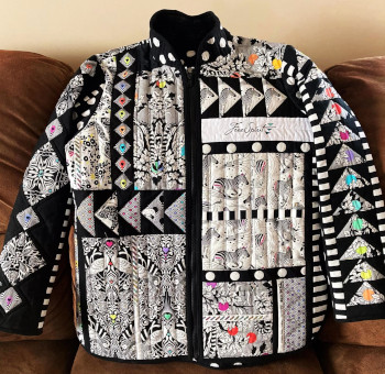 image of a quilted jacket by Terry Rowland