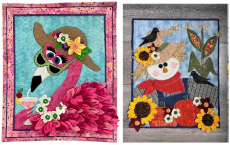 two examples of sew fun quilts