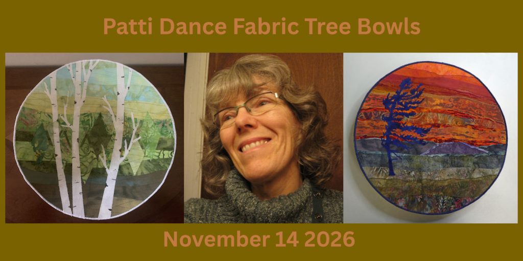 Fabric Tree Bowls  by Patti Dance