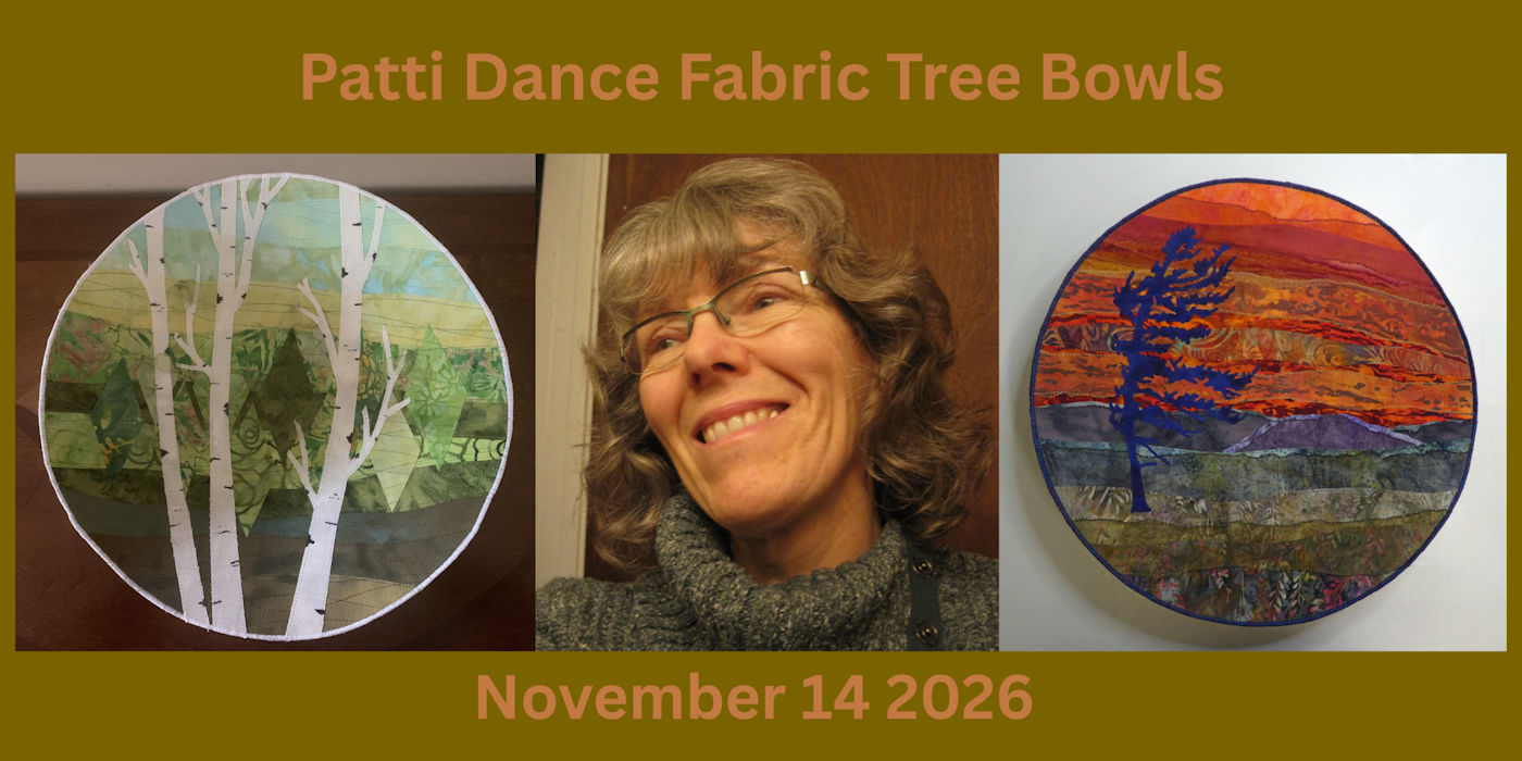 Fabric Tree Bowls  by Patti Dance